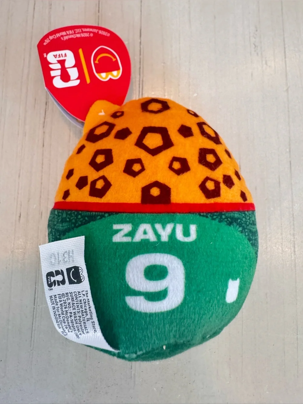 McDonald’s FIFA World Cup 2026 Zayu the Jaguar Squishmallows Plush #4 – New